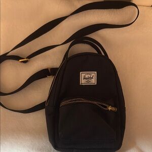 Herschel Black Mini Backpack